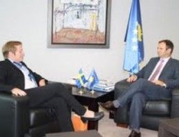 Kuçi, İsveç Büyükelçisini Veda Görüşmesinde Kabul Etti