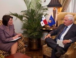 Jahjaga, Panama'nın Kosova'ya Desteğini Değerlendirdi