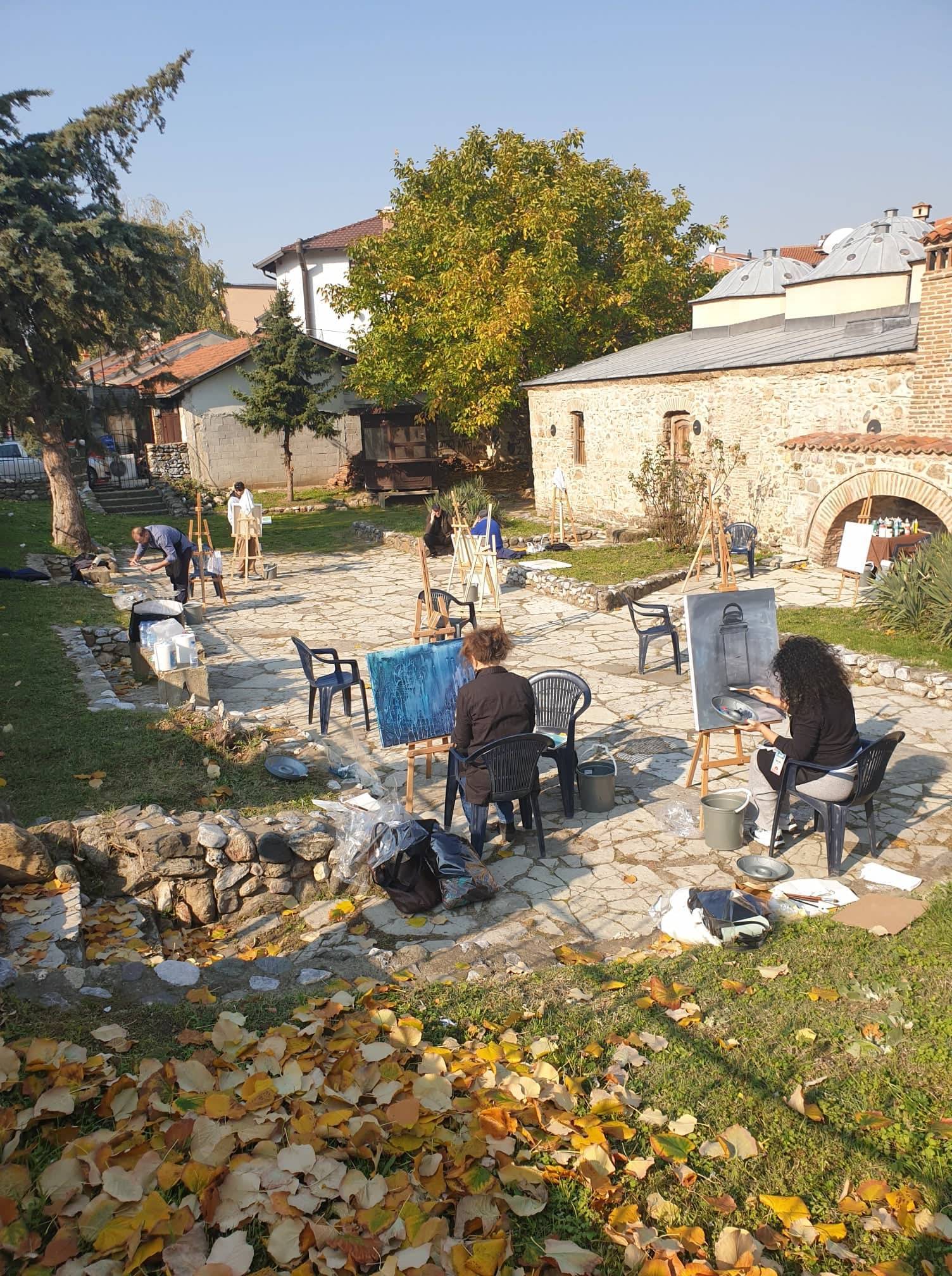 Ressamlar Buluşması Sanatseverlerin İlgi Odağı Oldu