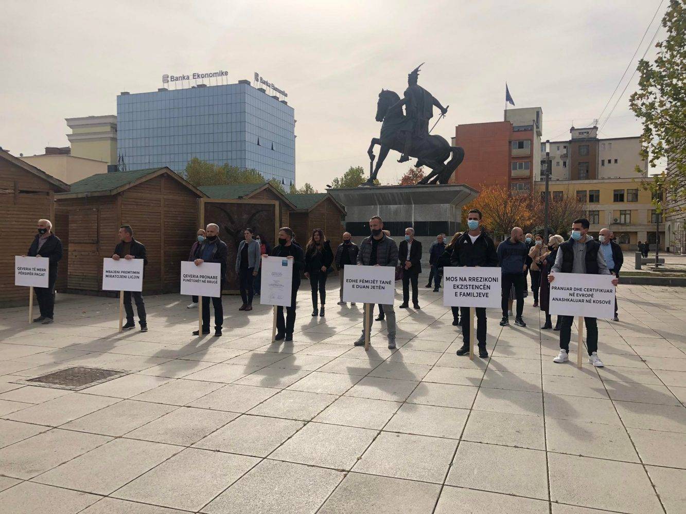 Şans Oyunları Çalışanları Protesto Düzenledi