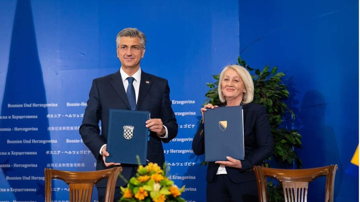 Bosna Hersek ile Hırvatistan Arasında Sınır Kapıları Anlaşması İmzalandı 