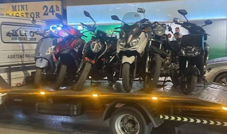 Priştine’de 73 Motosiklet Trafikten Men Edildi