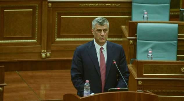 Thaçi, Milletvekillerine Bugün Hitap Edecek