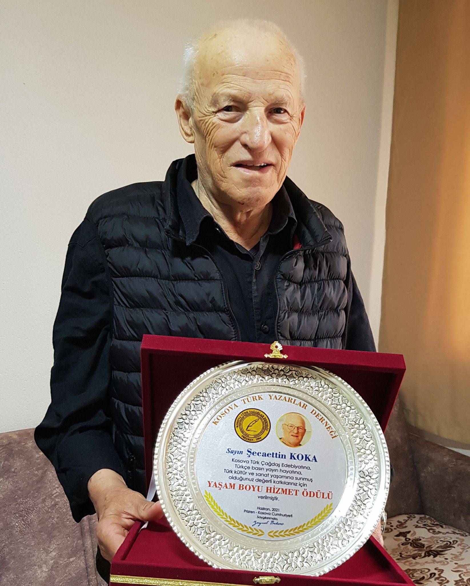 Şecaettin Koka’ya ‘Yaşam Boyu Hizmet Ödülü’
