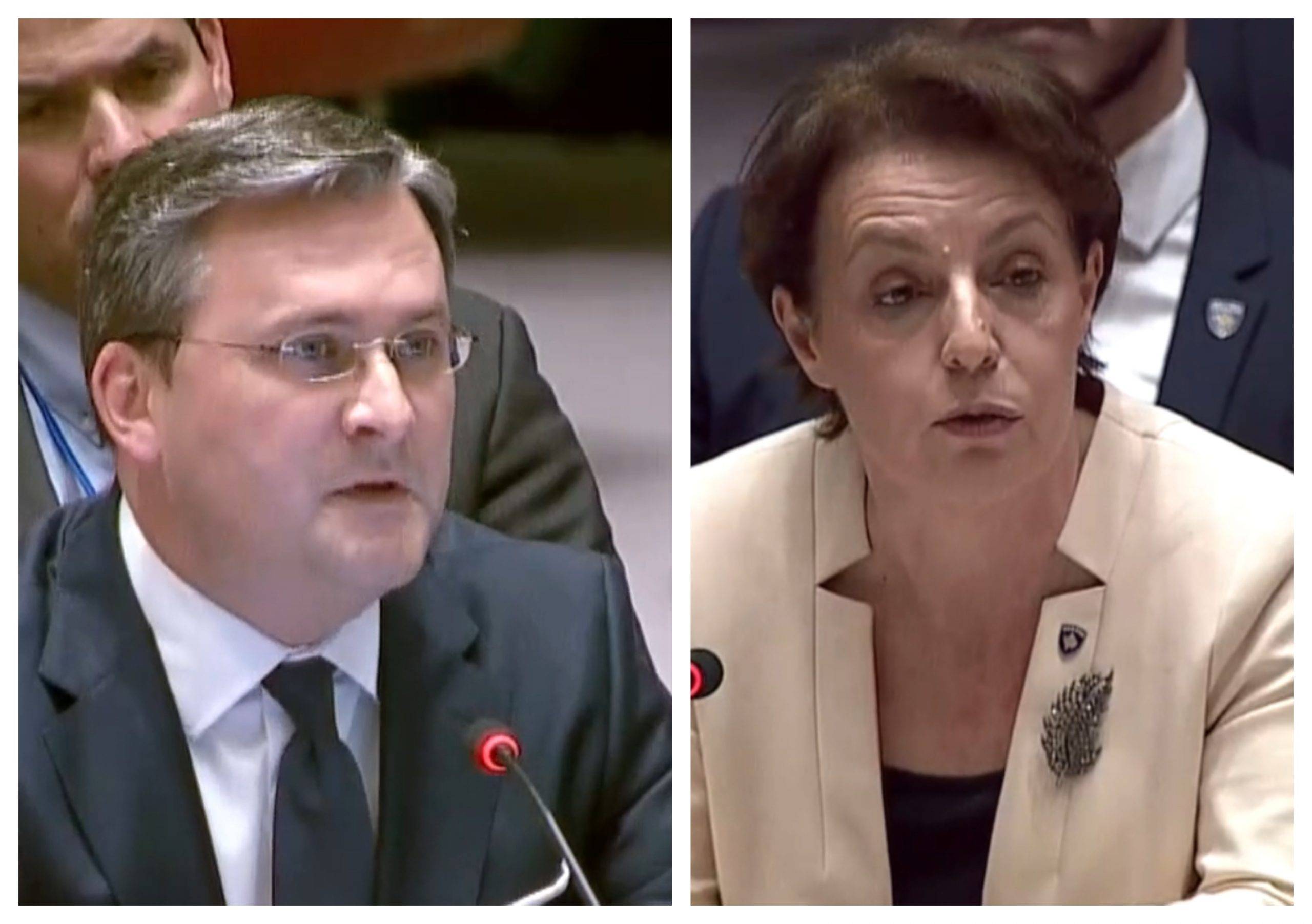 BM Güvenlik Konseyinde Gervalla ve Selakoviç Arasında Sert Tartışma