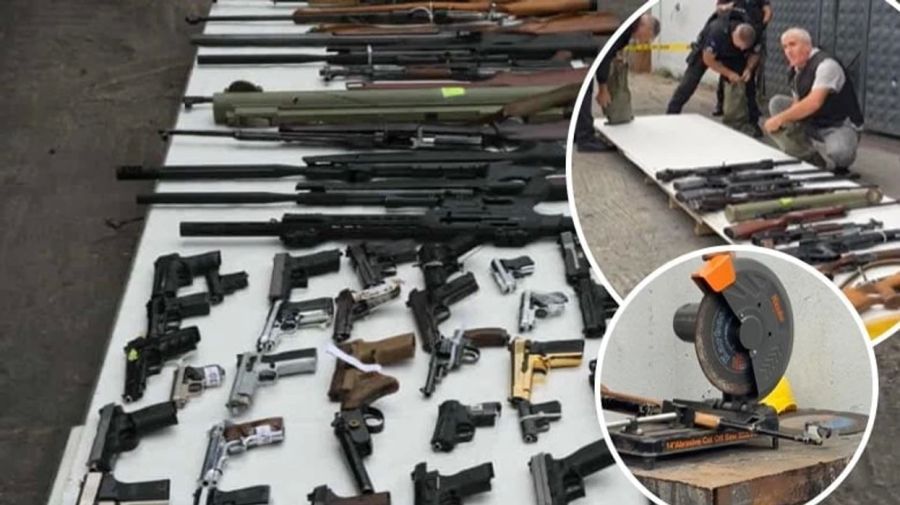 Kosova Polisi 700’den Fazla Kaçak Silahı İmha Etti
