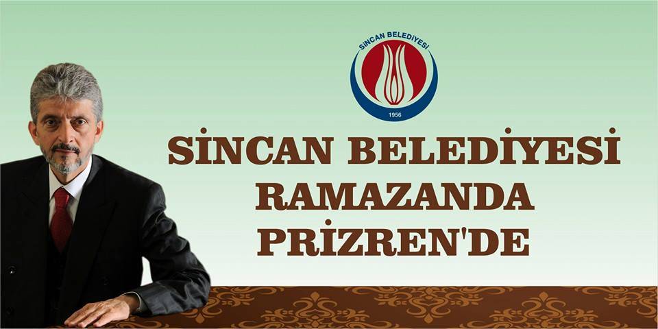 Sincan Belediyesi Ramazanda Bu Yıl da Prizrenlilerin Yanında