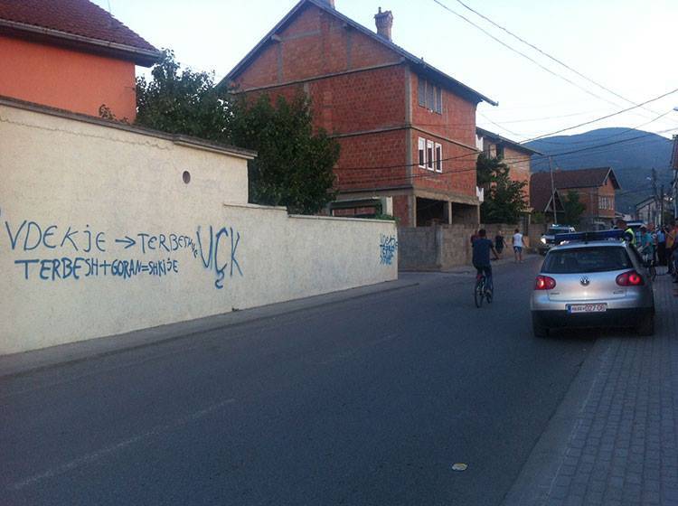 Prizren'de Boşnaklara Tehdit Parolaları