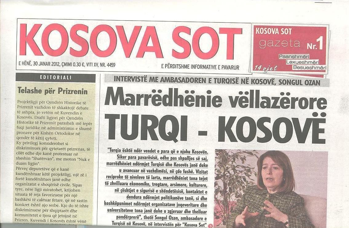Türkiye ve Kosova Arasında Kardeş İlişkiler