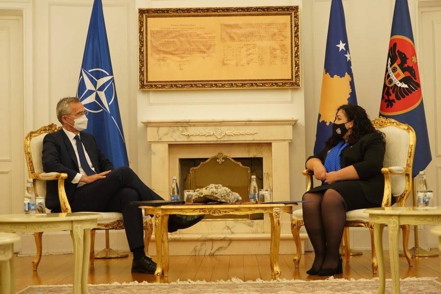 Cumhurbaşkanı Osmani, NATO Genel Sekreteri Stolenberg ile Görüştü