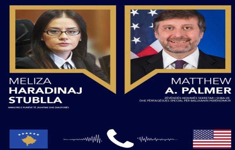 Haradinaj-Stublla,  Palmer’le Telefonla Görüştü