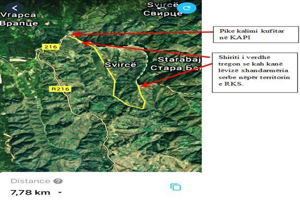 Sırp Jandarması Kosova Sınırı İçinde 8 Kilometre İlerledi