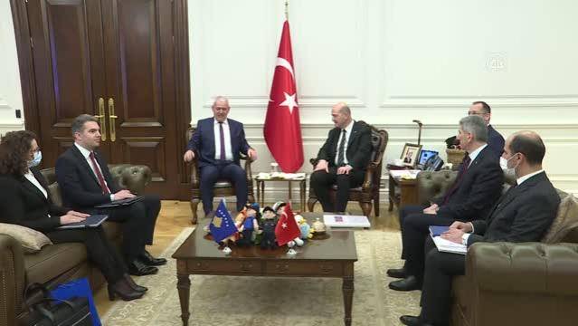 Türkiye İçişleri Bakanı Soylu, Kosovalı Mevkidaşı Sveçla ile Görüştü