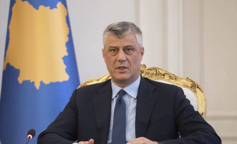 Thaçi’den Kuzey Makedonya Yeni Başkanına Kutlama