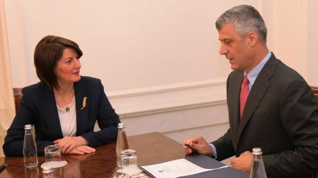 Jahjaga ve Thaçi KSK Konusunu Görüştü