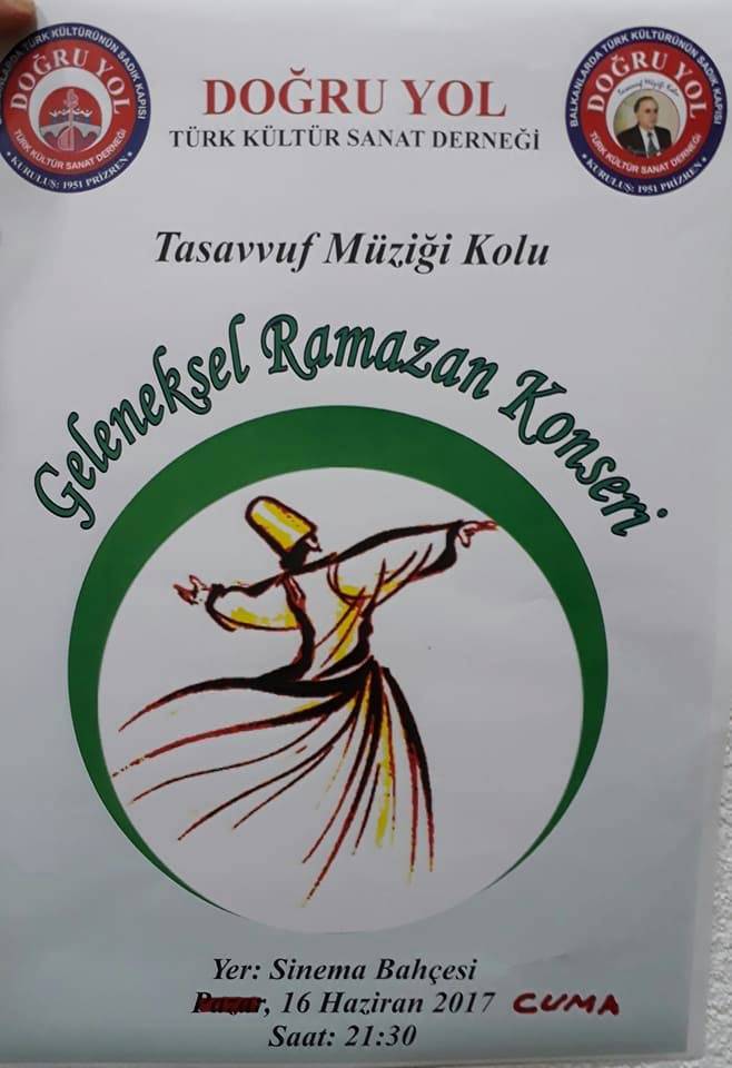 Bu akşam 21.30'da Geleneksel Ramazan Konseri