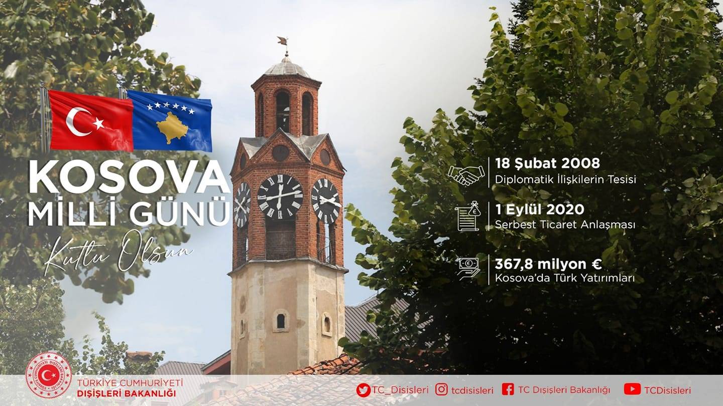 Kosova’yla Dostluğumuzu İlerleyen Dönemde de Güçlendirerek Sürdüreceğiz