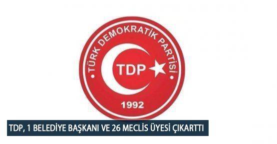 TDP, 1 Belediye Başkanı ve 26 Meclis Üyesi Çıkarttı