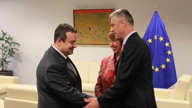 Thaçi ve Daçiç Bugün 20. Kez Ashton ile Bir Araya Geliyor
