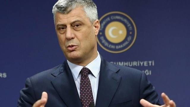 Thaçi'den Türkiye'ye Taziye