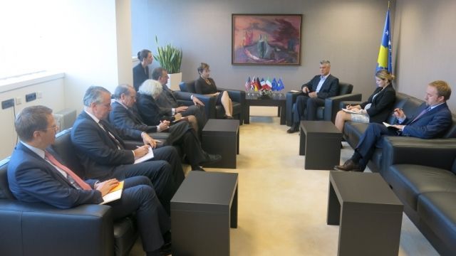 Thaçi, Quint Büyükelçilerine: Kosova Avrupa Testini Geçti