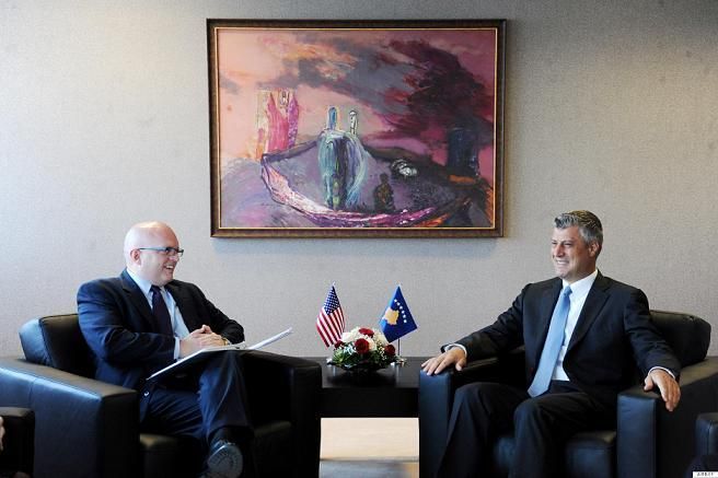 Thaçi, Daçiç'le Görüşmeden Önce Reeker ile Biraraya Geldi