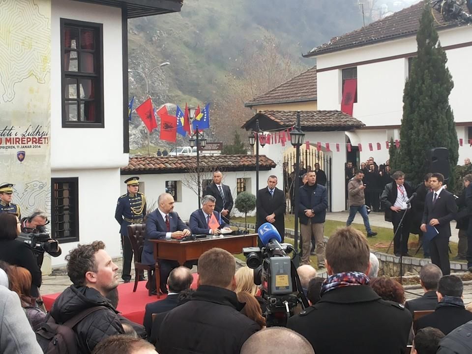 Kosova İle Arnavutluk Arasında Stratejik Ortaklık Anlaşması İmzalandı
