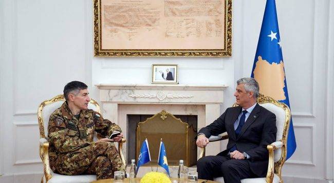 Thaçi, KFOR Komutanıyla Güvenlik Durumu Görüştü