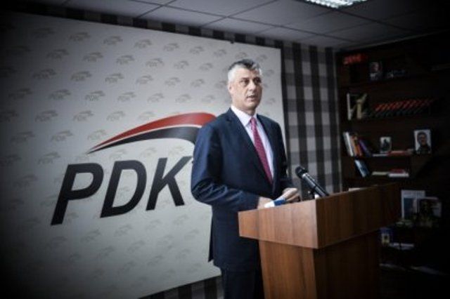 Thaçi, "Drenica Grubundan" Kısa Konuştu