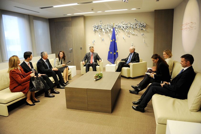 Rompuy,  Kosova'nın Eğilimini Olumlu Değerlendiriyor