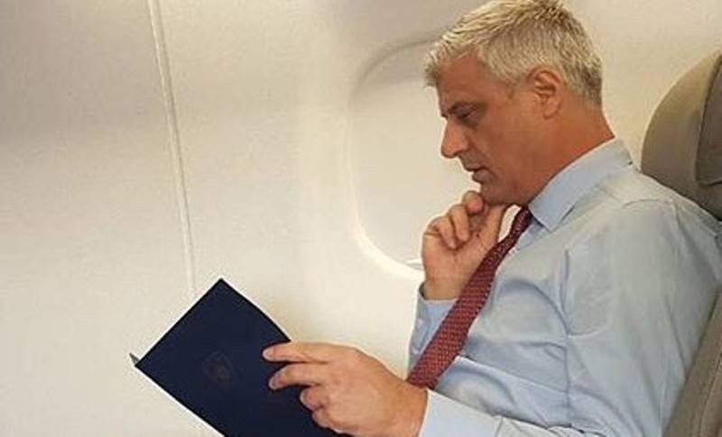 Thaçi,  İsviçre’ye Gitti