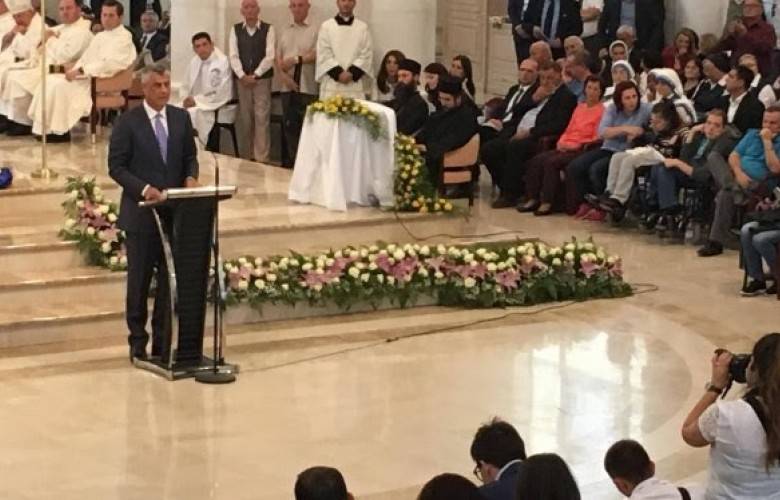 Thaçi: Katedral Kosova’nın Tüm Vatandaşlarının da Evidir