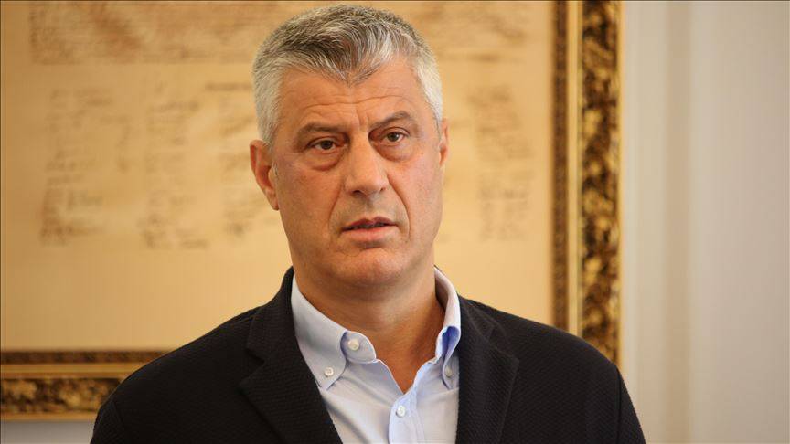 Thaçi’den Türk Halkı ve Hükümeti’ne Başsağlığı