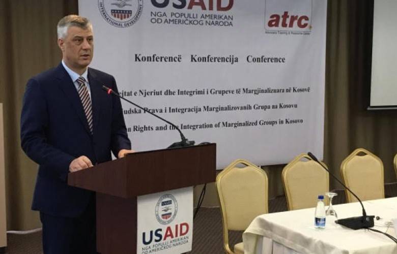 Thaçi: İnsan Hakları Saygılanmadıkça Hukuk Üstünlüğü Olamaz