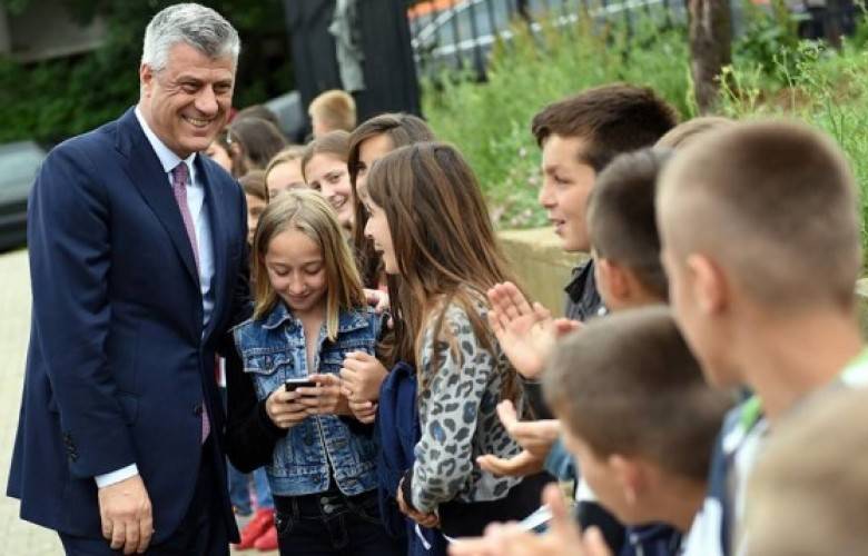 Thaçi'den Kukes Vatandaşlarına 'Özgürlük Nişanı'