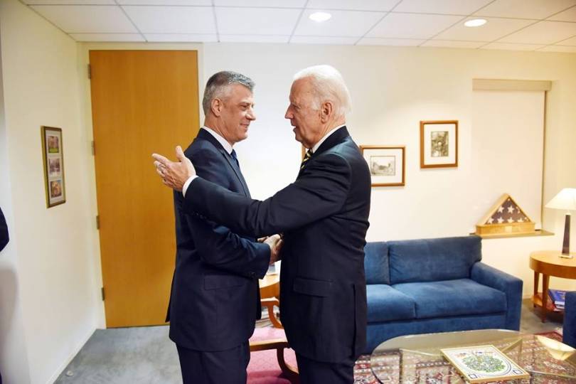 Thaçi: Biden, Benim İçin İlham ve Mükemmel Bir Modeldir