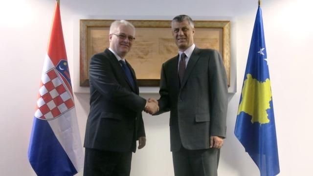 Thaçi ve Josipoviç Kosova-Hırvatistan İlişkilerini Değerlendirdi