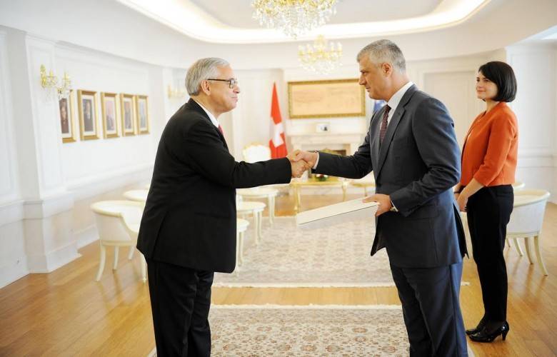 Thaçi, İsviçre Büyükelçisinden Güven Mektuplarını Aldı