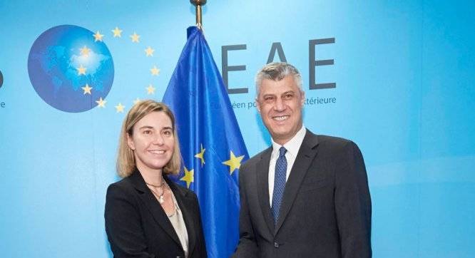 Mogherini,  Kosova'daki Son Gelişmelerle İlgili Thaçi'den Bilgi Aldı