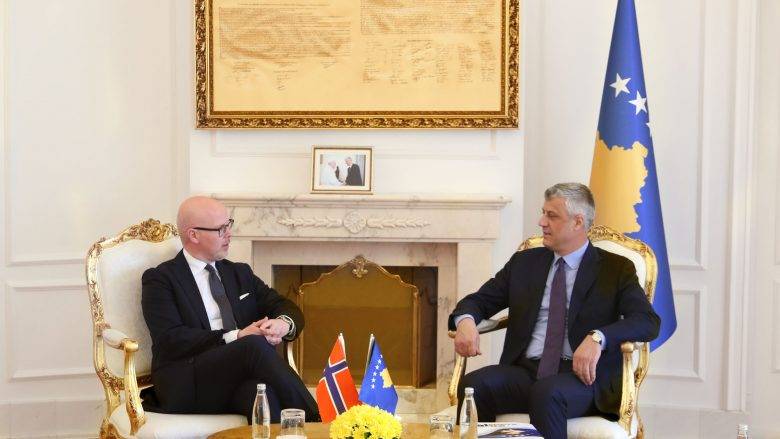 Thaçi ve Norveçli Diplomat Beka,  Bölgede Barışı Görüştü