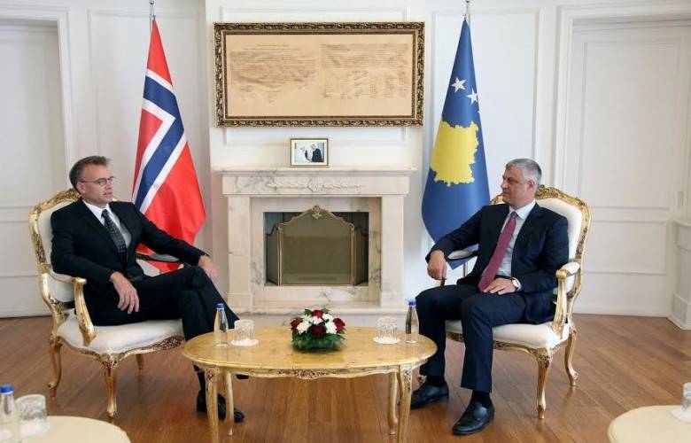 Norveç Büyükelçisi Kosova Cumhurbaşkanına Güven Mektuplarını Teslim Etti