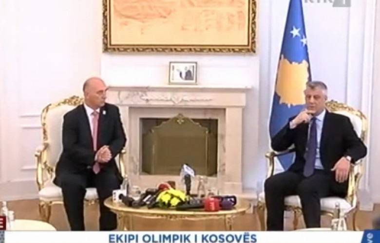 Thaçi, Kosova Bayrağını Olimpiyat Takımına Teslim Etti