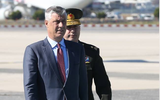 Tiran’a Varan Thaçi Pazar Günü Halka Seslenecek