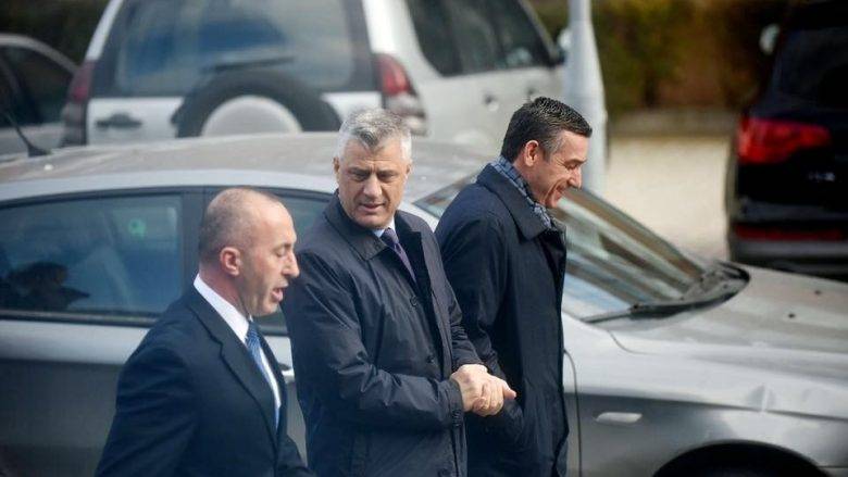 Thaçi,  Veseli ve Haradinaj Bir Araya Geldi