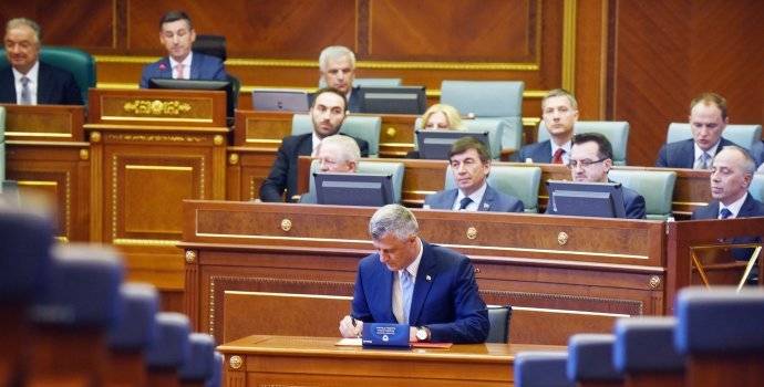 Cumhurbaşkanı Hashim Thaçi Yemin Etti