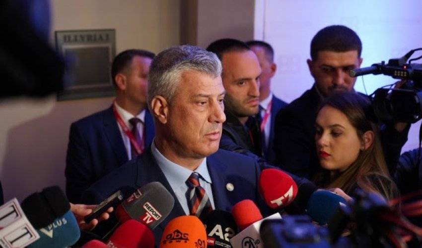 Thaçi Ortak Yemeğe Katılmadı