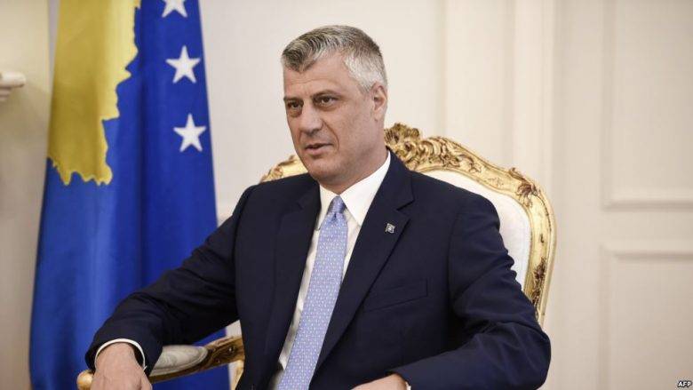 Thaçi,  Trump'ı Tebrik Etti