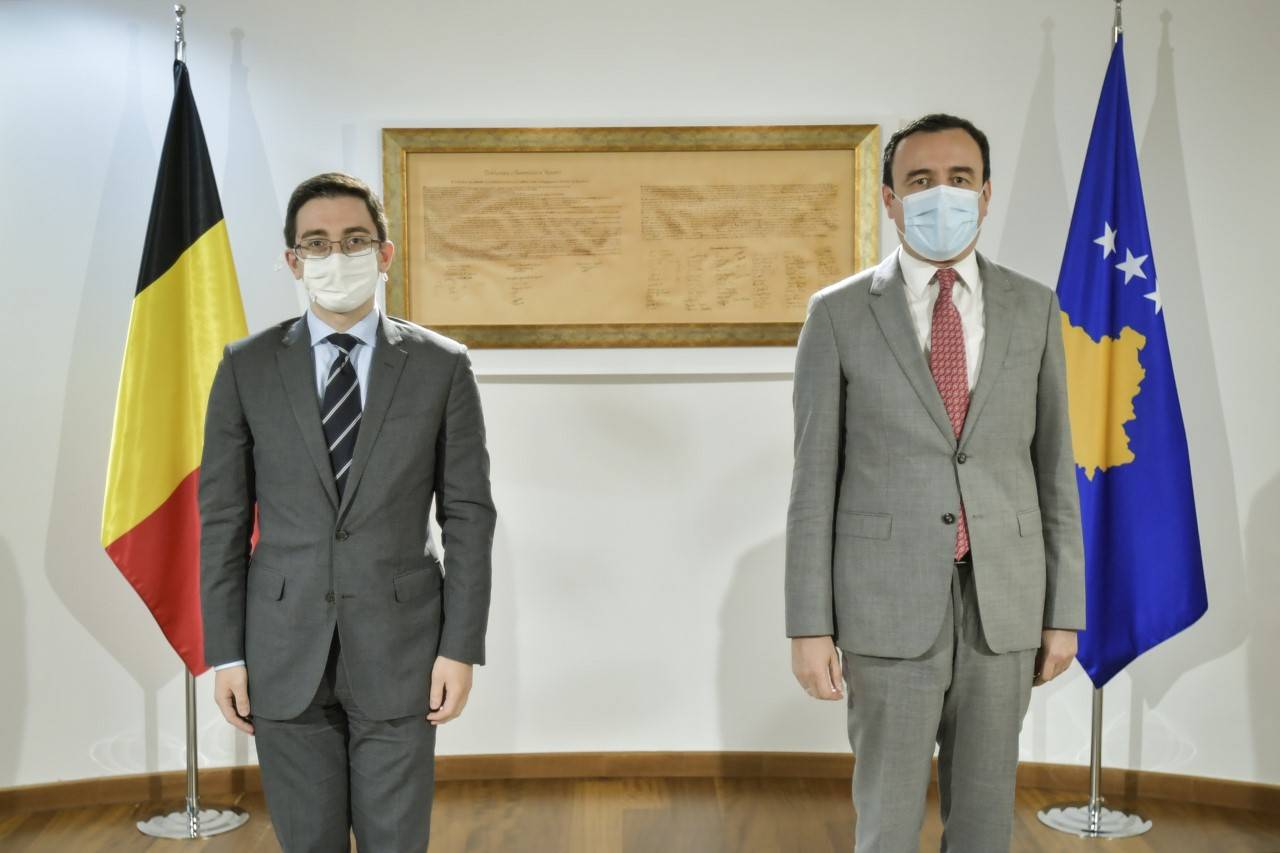 Kurti, Belçika Diplomasi Ofisi Şefini Kabul Etti