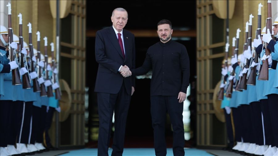 Cumhurbaşkanı Erdoğan ile Ukrayna Devlet Başkanı Zelenskiy'nin görüşmesine ilişkin açıklama