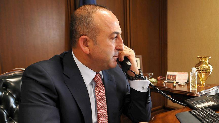 Çavuşoğlu Mevkidaşlarıyla Telefonda Görüştü